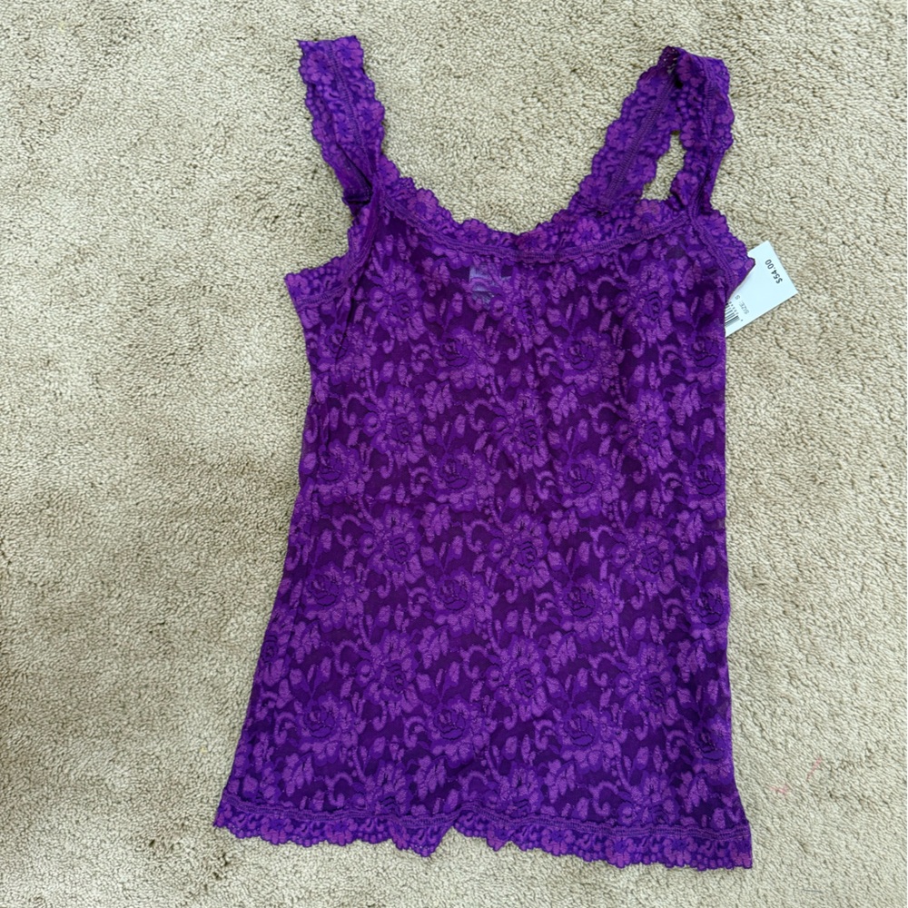 Hanky Panky Vibrant Purple Lace Shapewear - Picture 2 of 6